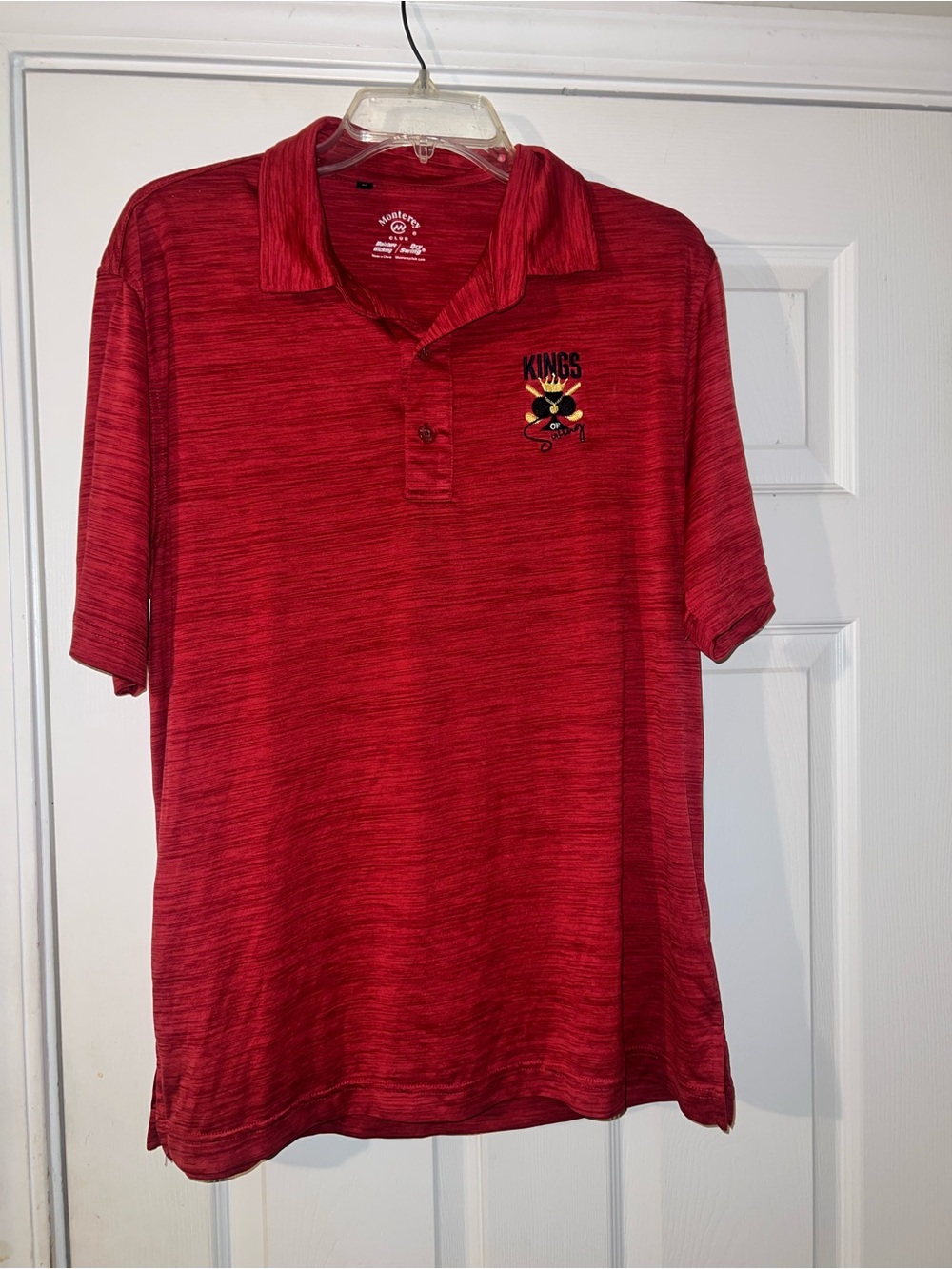 Monterey Club “Kings of Swing” ⛳️ moisture wicking polo men’s size M